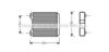 AVA QUALITY COOLING AI6183 Heat Exchanger, interior heating